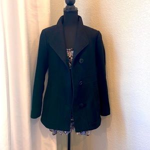 Ellen Tracy black peacoat Size 4